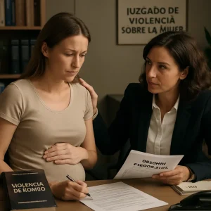 Amenazas durante el embarazo penas más graves